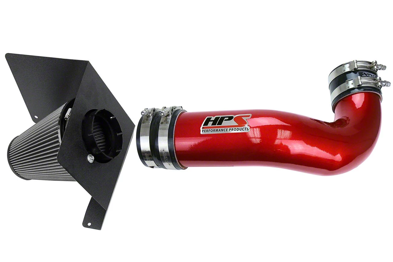 Shortram Cold Air Intake; Red (07-08 5.3L Silverado 1500)