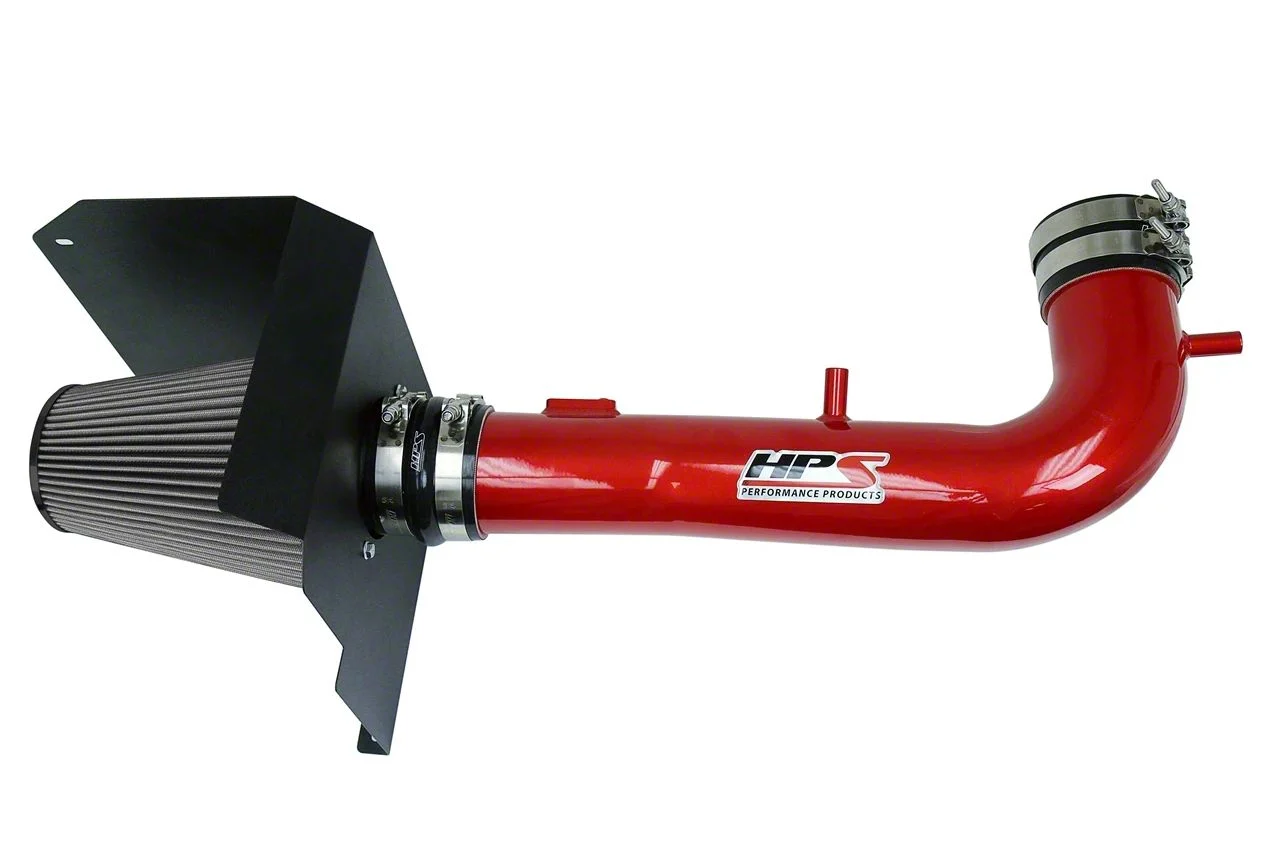 Shortram Cold Air Intake; Red (14-18 5.3L Sierra 1500)