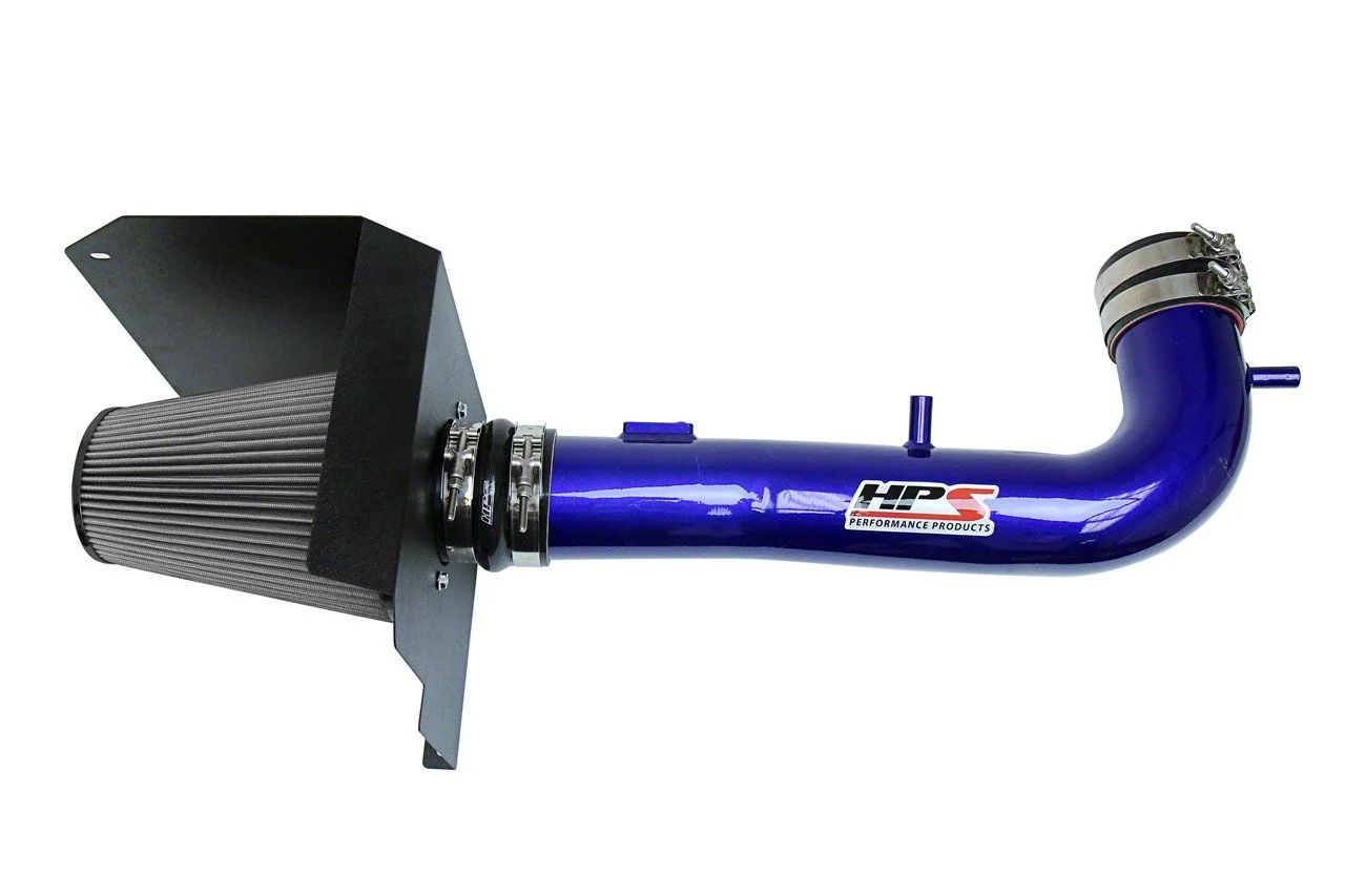 Shortram Cold Air Intake; Blue (14-18 5.3L Silverado 1500)
