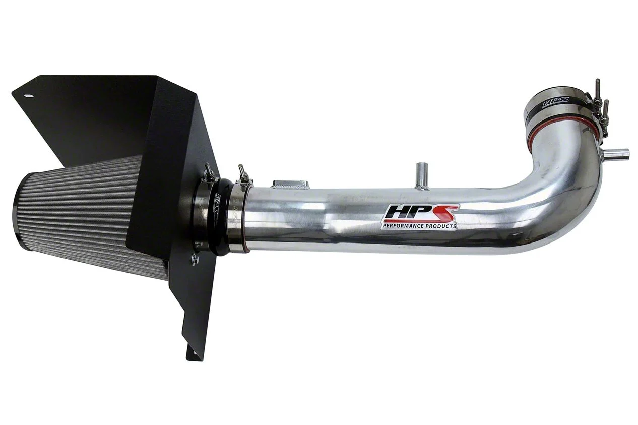 Shortram Cold Air Intake; Polished (14-18 5.3L Silverado 1500)