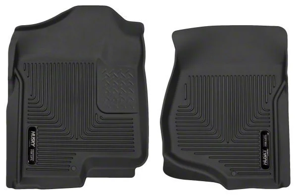 Husky Liners X-Act Contour Front Floor Liners; Black (07-14 Sierra 2500 HD Extended Cab, Crew Cab)