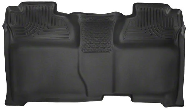 Husky Liners X-Act Contour Second Seat Floor Liner; Full Coverage; Black (15-19 Sierra 2500 HD Crew Cab)