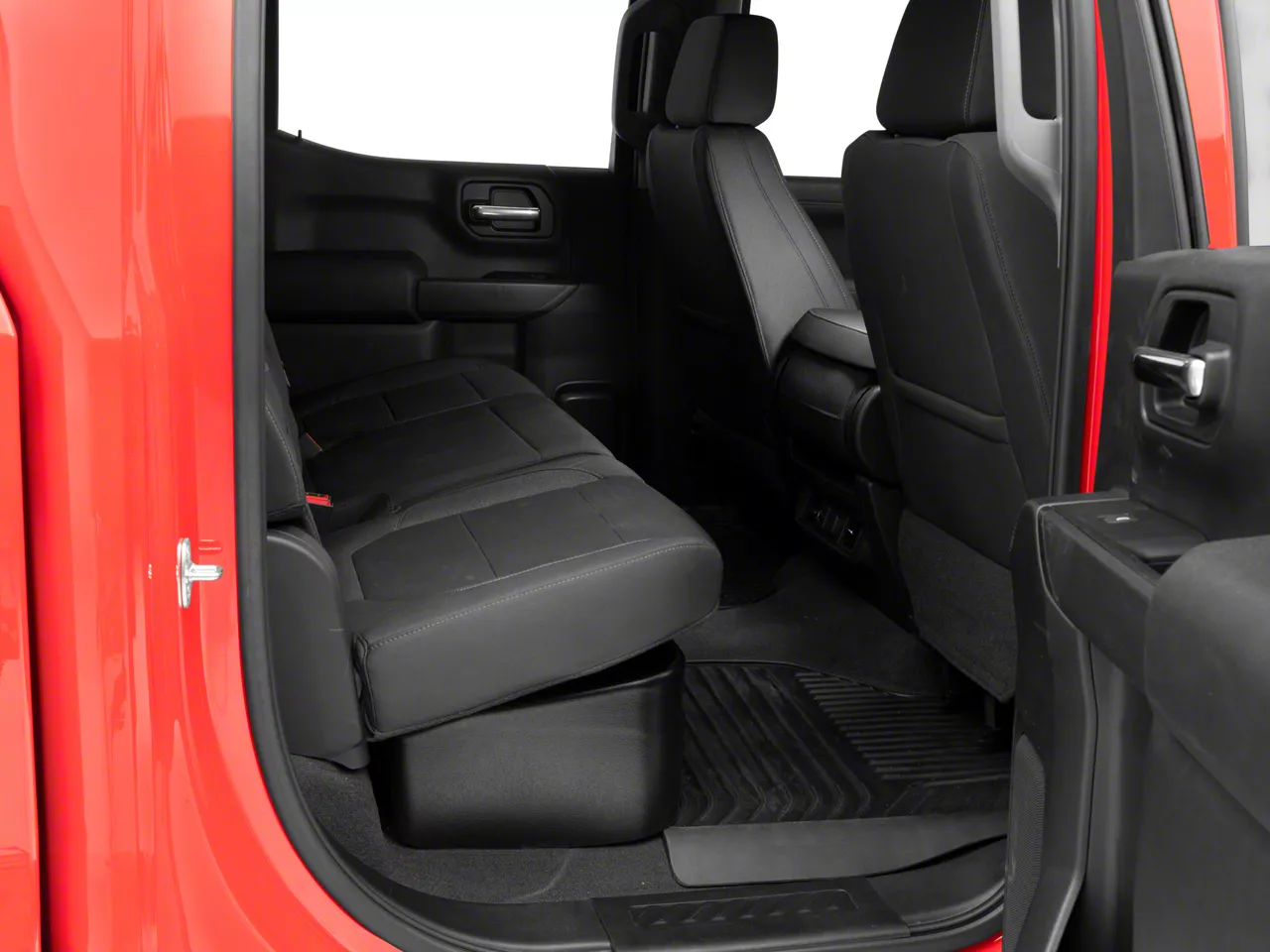 Husky Liners GearBox Under Seat Storage Box; Black (19-26 Silverado 1500 Crew Cab)