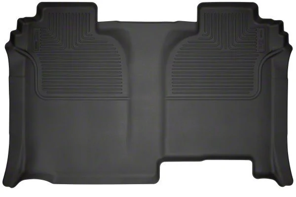 Husky Liners WeatherBeater Second Seat Floor Liner; Full Coverage; Black (20-26 Silverado 3500 HD Crew Cab w/o Rear Underseat Storage)