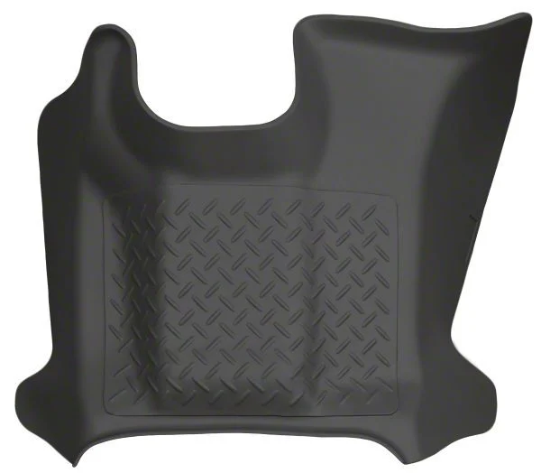 Husky Liners WeatherBeater Center Hump Floor Liner; Black (11-16 F-250 Super Duty SuperCab, SuperCrew)