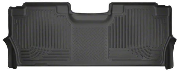 Husky Liners WeatherBeater Second Seat Floor Liner; Black (17-26 F-250 Super Duty SuperCrew w/ Rear Underseat Storage)