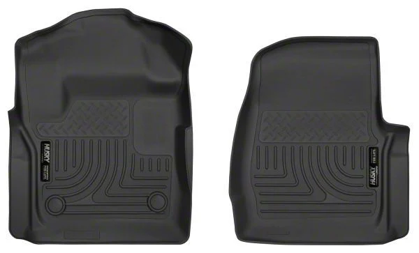 Husky Liners X-Act Contour Front Floor Liners; Black (17-26 F-250 Super Duty Regular Cab)