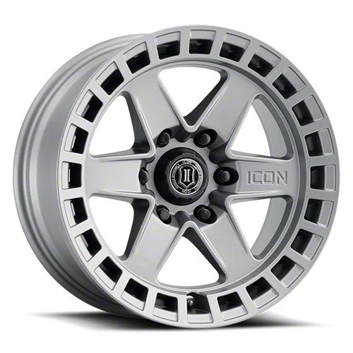 ICON Alloys Raider Titanium 6-Lug Wheel; 17x8.5; 0mm Offset (15-20 Yukon)