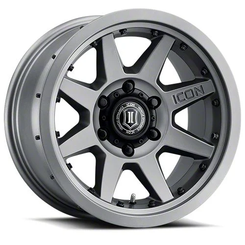 ICON Alloys Rebound Pro Titanium 6-Lug Wheel; 17x8.5; 0mm Offset (15-20 Yukon)