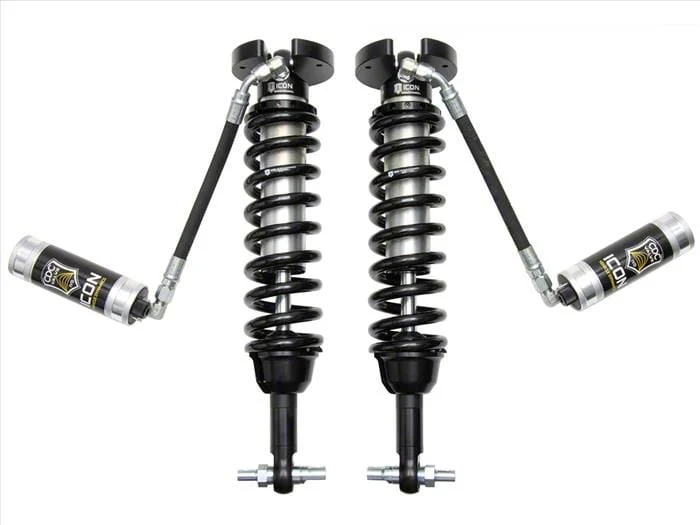 ICON Vehicle Dynamics Extended Travel V.S. 2.5 Series Front Remote Reservoir Coil-Over Kit with CDCV for 0 to 1.50-Inch Lift (19-26 Silverado 1500 Trail Boss)