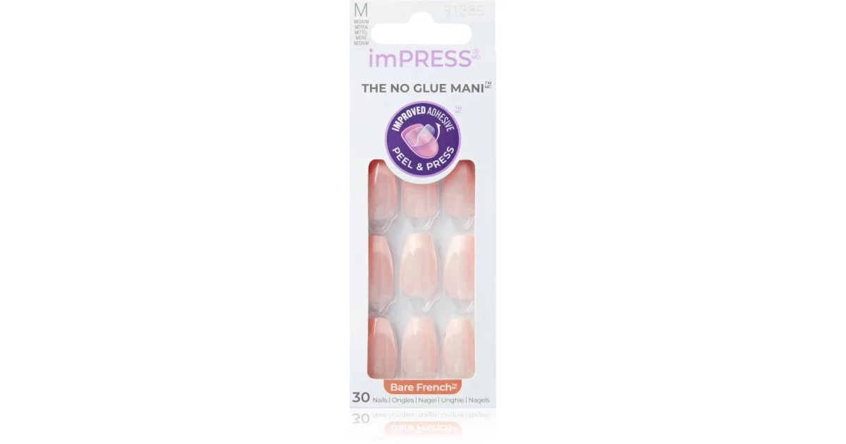 KISS imPRESS The No Glue Mani Unghie finte 30 pezzi