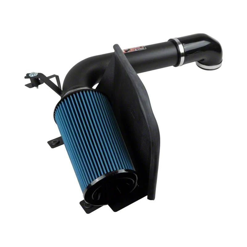 Injen Power Flow Cold Air Intake with Dry Filter; Wrinkle Black (19-24 5.7L RAM 1500)