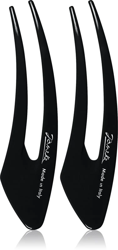 Janeke Clip forcine per capelli Black 13 cm