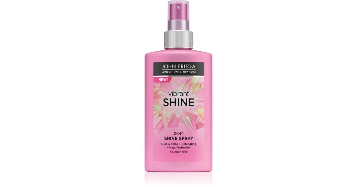John Frieda Vibrant Shine Spray Multifunzione Per Capelli Per Capelli Brillanti E Morbidi 150 Ml