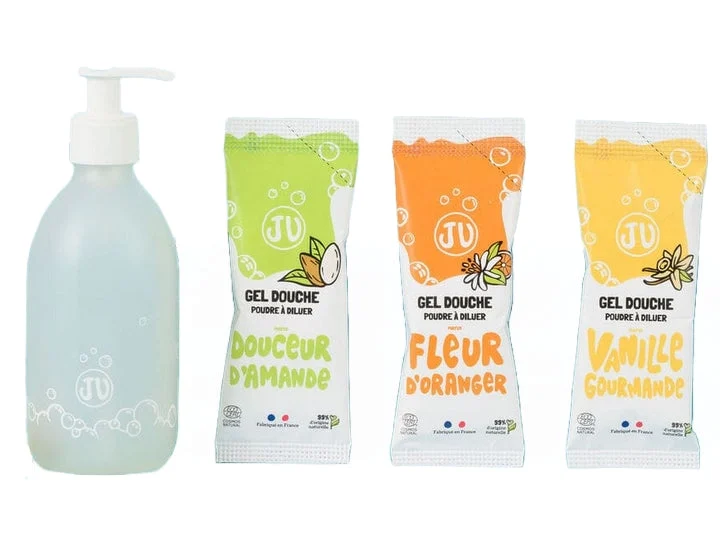 Ju Pack scoperta Bottiglia JU + Ricariche Polvere 3x25g