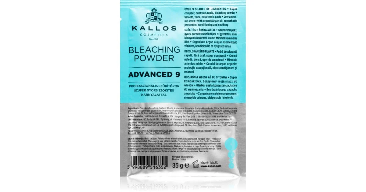 Kallos Kallos KJMN Advanced 9 Polvere Sbiancante - 35,0g