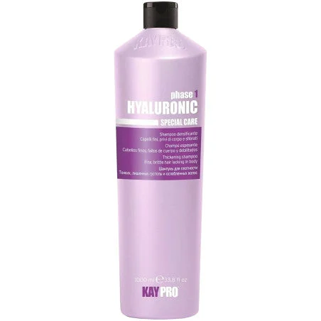 KayPro Hyaluronic Shampo - shampoo che aggiunge volume ai capelli, 1000 ml