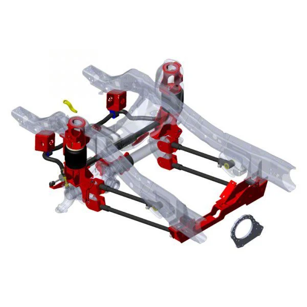 Kelderman 6 to 8-Inch 4-Link Front Air Suspension Lift Kit (17-19 4WD F-250 Super Duty)