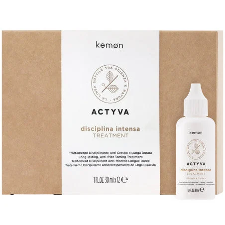 Kemon ACTYVA Disciplina Intensa - trattamento per capelli indisciplinati, 12x30ml