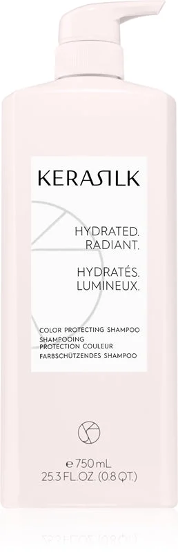 KERASILK Essentials Color Shampoo protettivo per capelli tinti, trattati chimicamente e decolorati 750 ml