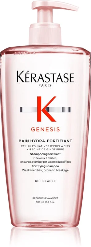 Kérastase Genesis Bain Hydra- Shampoo Fortificante Rinforzante Per Capelli Deboli Con Tendenza Alla Caduta 500 Ml