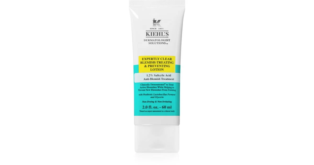 Kiehl'S Dermatologist Solutions Expertly Clear Lozione Per Il Trattamento E La Prevenzione Delle Imperfezioni Crema Per Il Viso Per Pelli Acneiche Da Donna 60 Ml