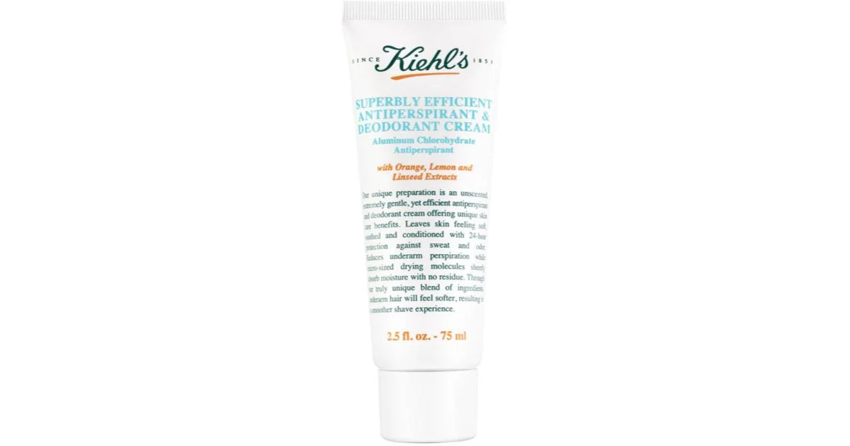 Kiehl'S Superbly Efficient Crema Deodorante Antitraspirante Per Tutti I Tipi Di Pelle 75 Ml