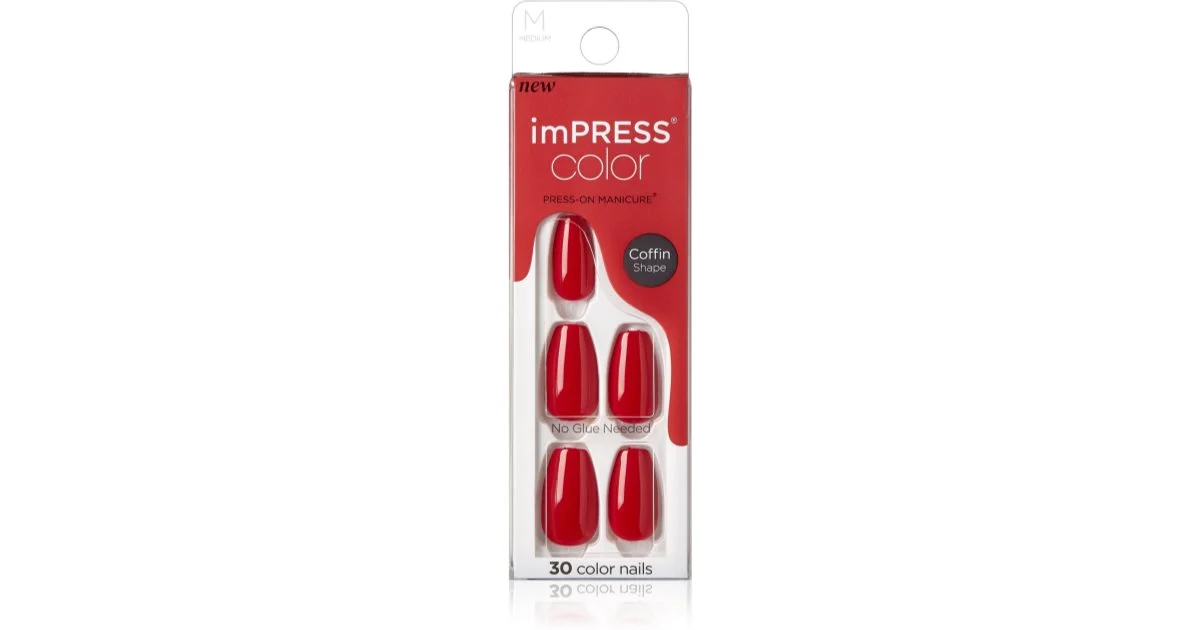 Kiss my face ImPRESS Color MC Reddy or Not unghie 30 pezzi