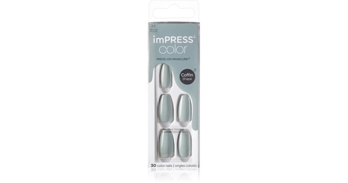 Kiss my face imPRESS Color MC Going Green Unghie 30 pezzi