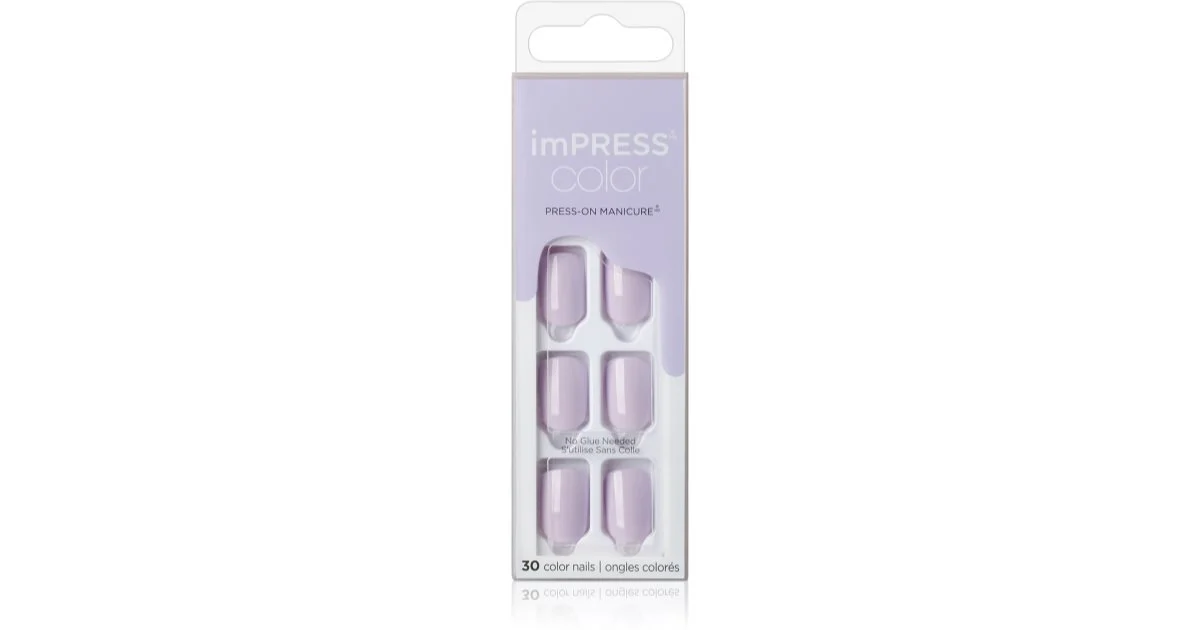 Kiss my face Unghie Purplect ImPRESS Color Picture 30 pezzi