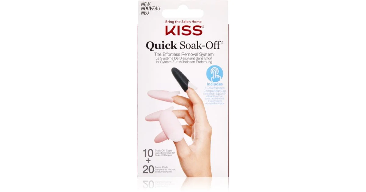 Kiss my face Cappucci per rimozione Soak Off ( 20 pz )