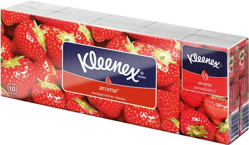 Kleenex Aroma fazzoletti di carta Strawberry 10x10
