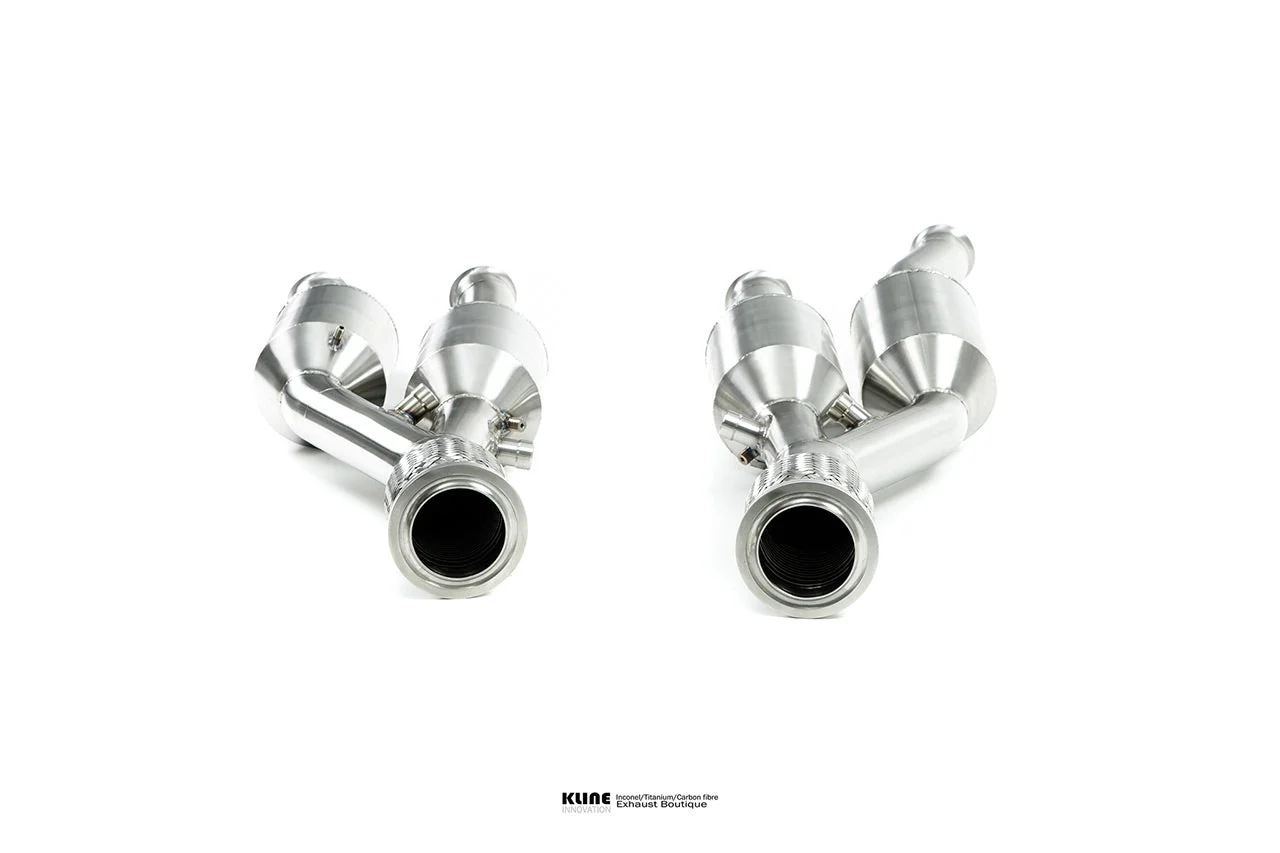 Kline Innovation DECAT Cat Pipe Set For Lamborghini Aventador SVJ
