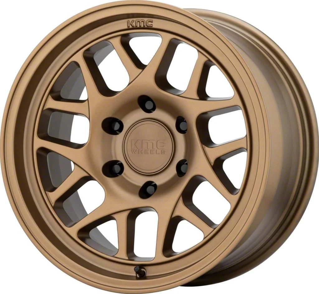 KMC Bully Ol Matte Bronze 6-Lug Wheel; 17x8.5; 0mm Offset (15-20 Yukon)