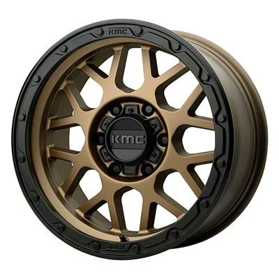 KMC Grenade Off-Road Matte Bronze 6-Lug Wheel; 17x9; -12mm Offset (15-20 Yukon)