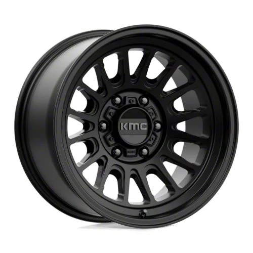 KMC Impact Ol Satin Black 6-Lug Wheel; 17x8.5; 0mm Offset (15-20 Yukon)