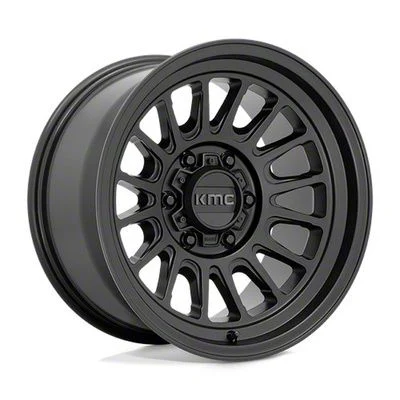 KMC Impact Ol Satin Black 6-Lug Wheel; 17x9; -12mm Offset (15-20 Yukon)