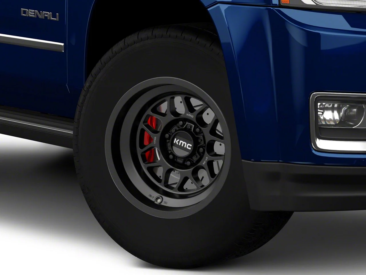 KMC Terra Satin Black 6-Lug Wheel; 17x9; -38mm Offset (15-20 Yukon)