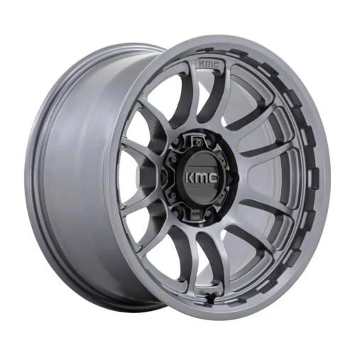 KMC Wrath Matte Anthracite 6-Lug Wheel; 17x8.5; 0mm Offset (15-20 Yukon)