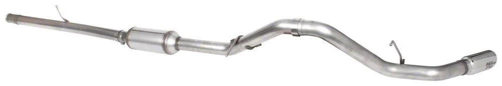 K&N Single Exhaust System with Polished Tip; Side Exit (19-26 4.3L Sierra 1500)