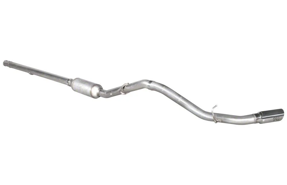K&N Single Exhaust System with Polished Tip; Side Exit (14-18 4.3L Silverado 1500)