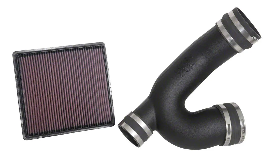 K&N Series 57 FIPK Intake Tube with Drop-In Air Filter (18-20 3.5L EcoBoost F-150)