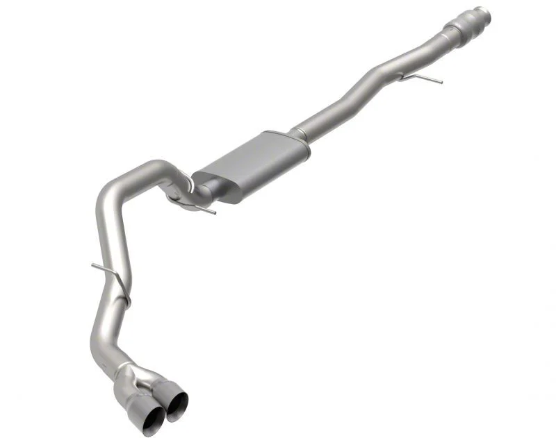 Kooks KRT Single Exhaust System with Polished Tips; Side Exit (19-26 6.2L Silverado 1500 w/o Factory Dual Exhaust)
