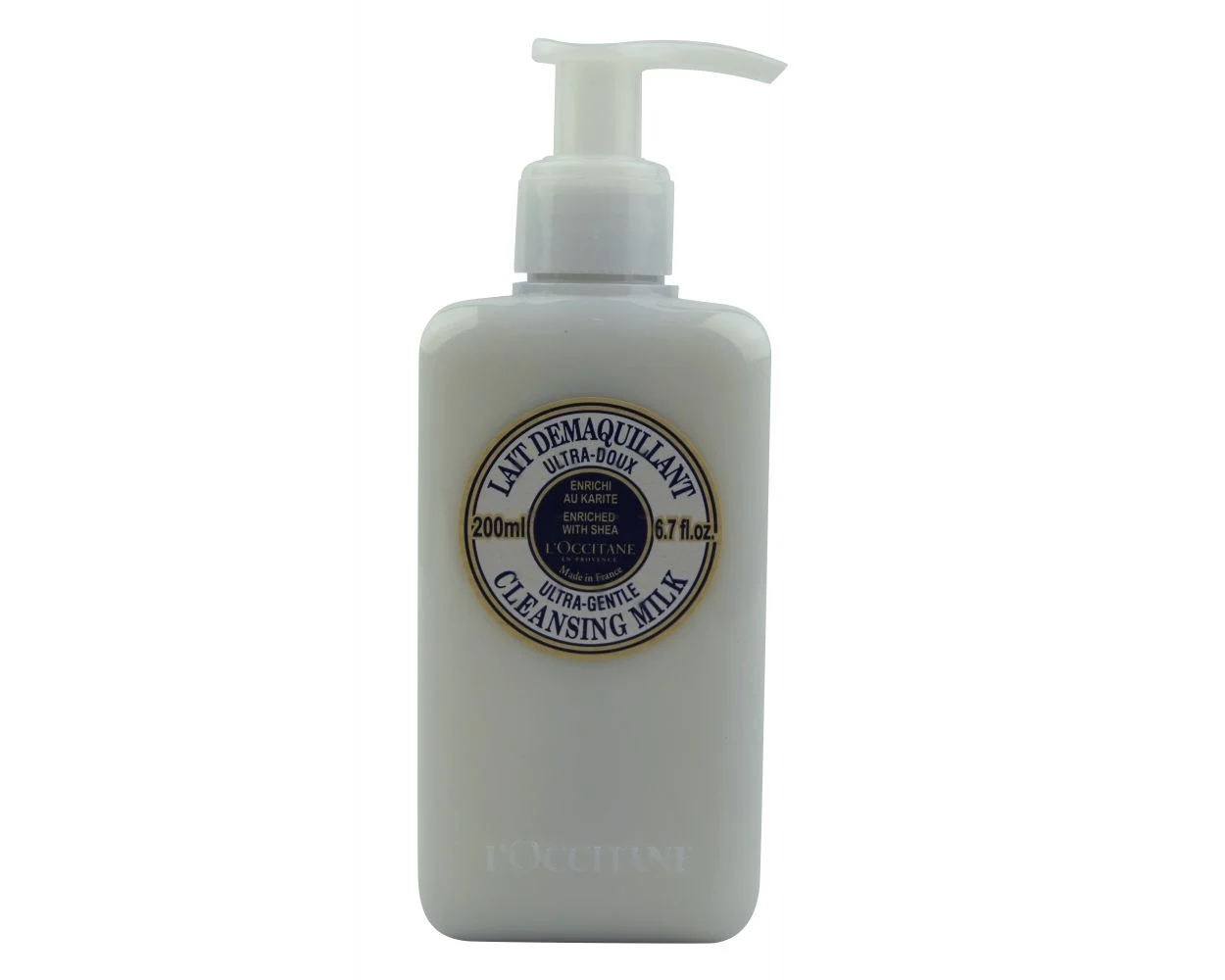 L'Occitane en Provence, latte detergente ultra delicato per il viso, 200 ml