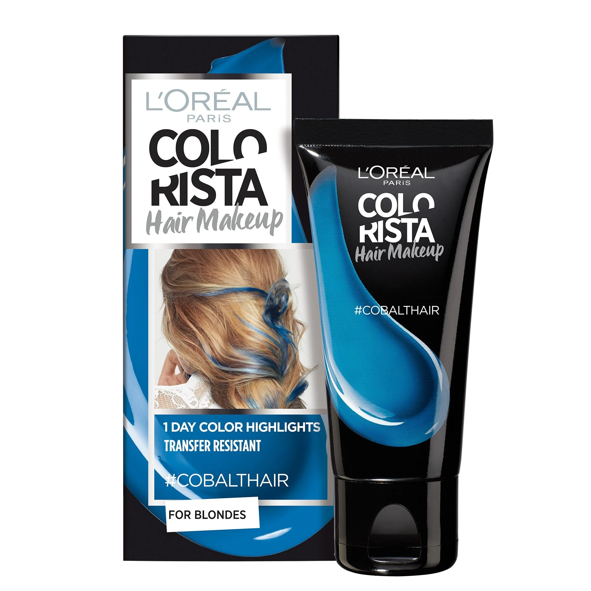 L'Oreal Paris, Colorista Makeup, Tintura per Capelli Semipermanente, #cobalto, 30 ml