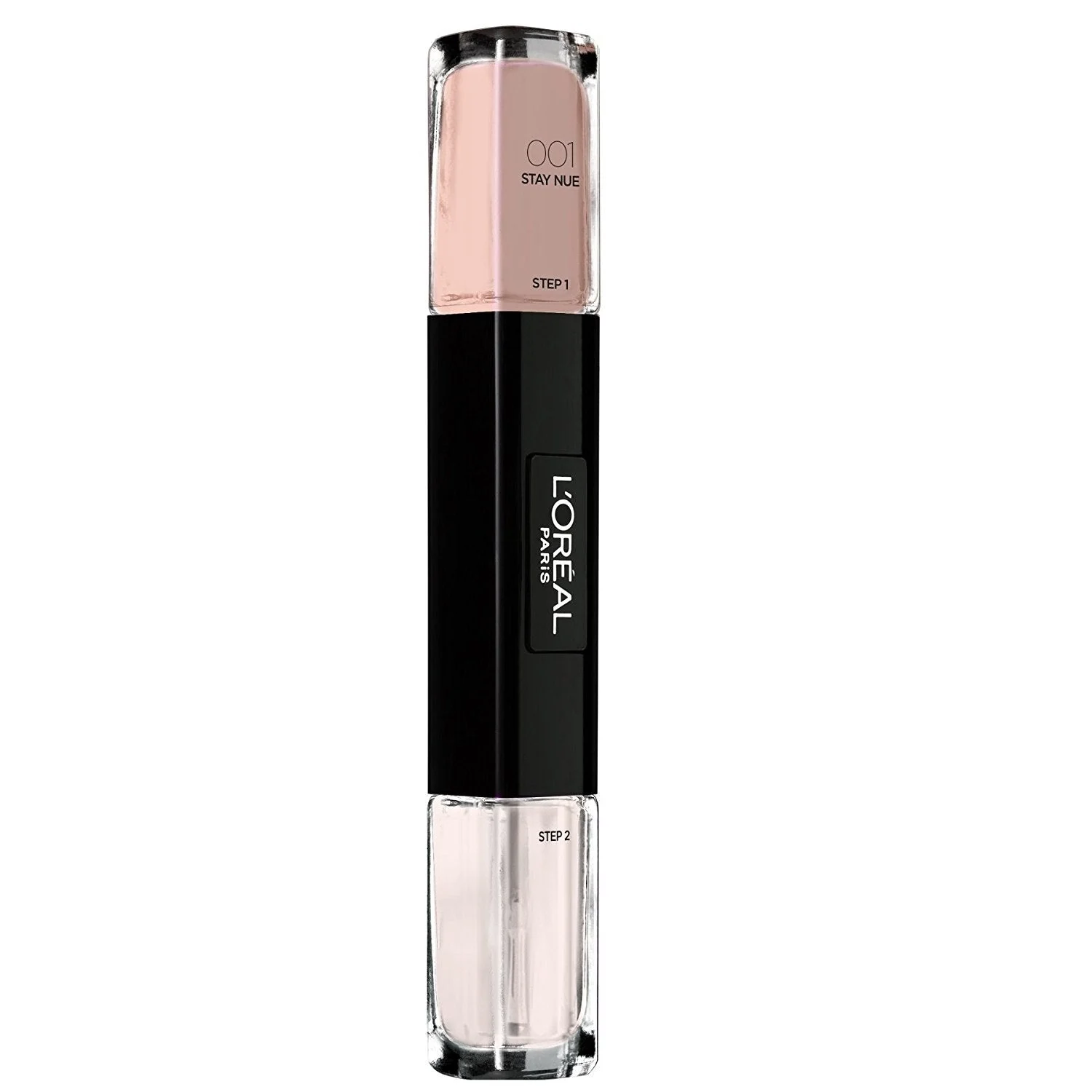 Smalto per unghie infallibile effetto gel L'Oreal Paris 2 in 1 001 Stay Nue 2 x 5 ml