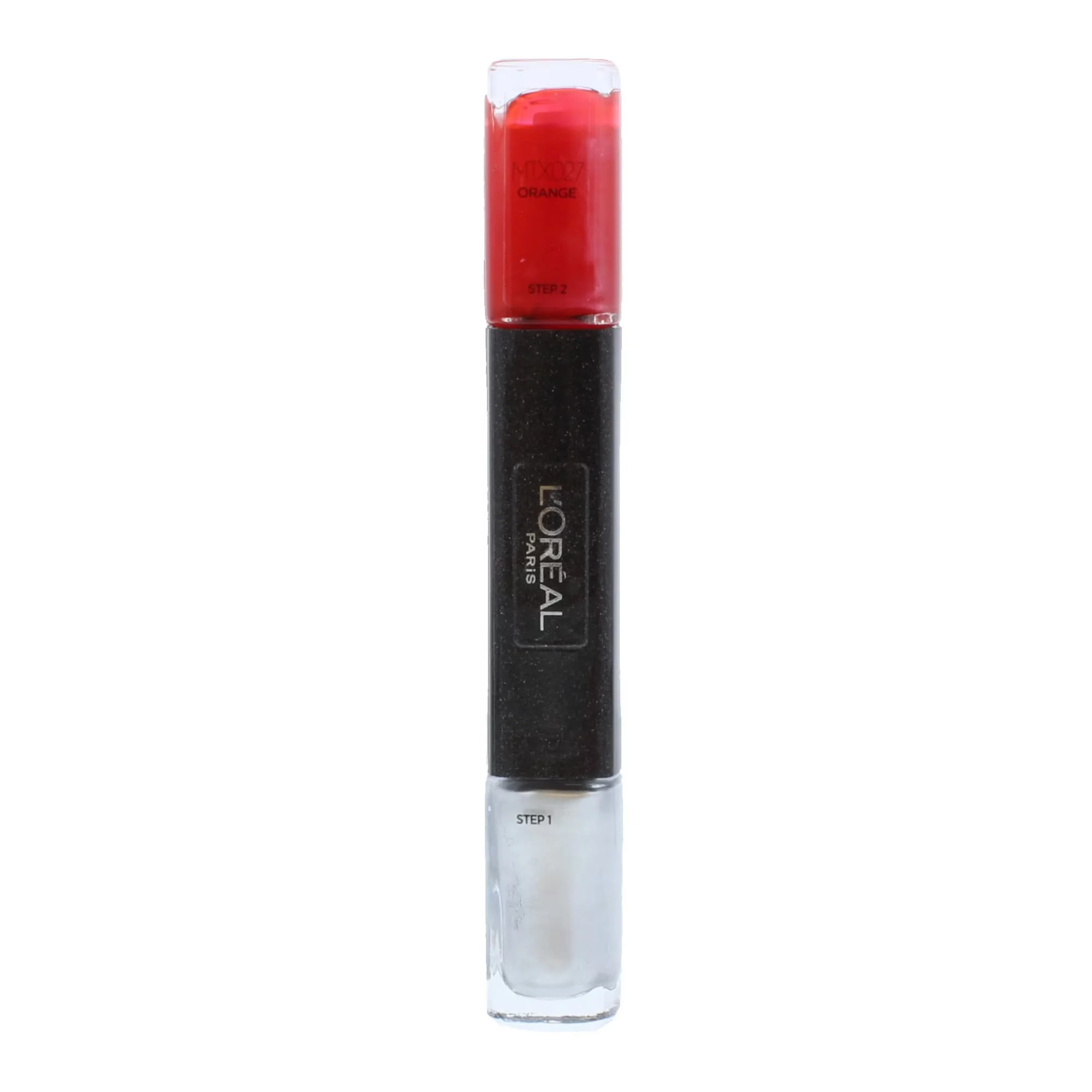 L'Oreal Paris, Infallibile, Effetto Gel, Smalto per Unghie 2 In 1, MTX 027, Orange, 2 x, 5 ml