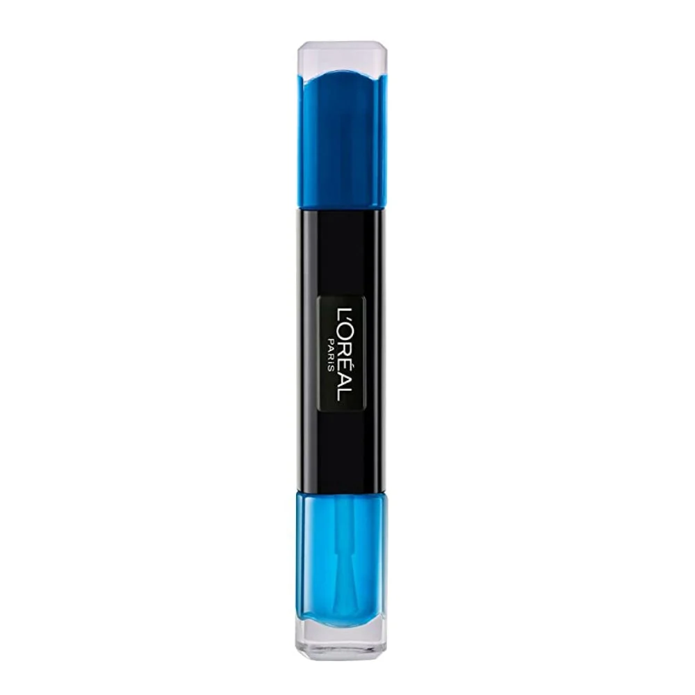 Smalto per unghie infallibile L'Oreal Paris 2 in 1 133 Blue Pallet 2 x 5 ml