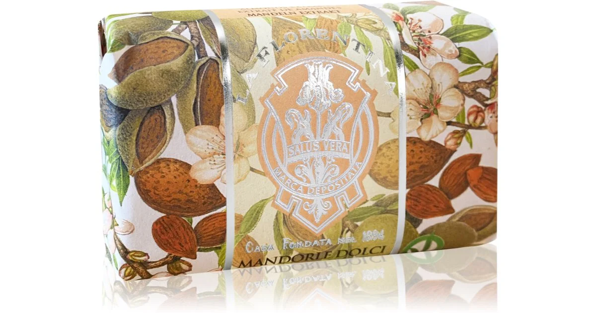 La Florentina sapone solido naturale con olio di mandorle 200 g