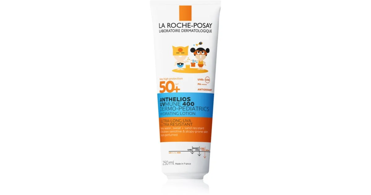 La Roche-Posay Anthelios Latte Solare Bambini SPF50+ Pelli Sensibili Senza Profumo 250ml